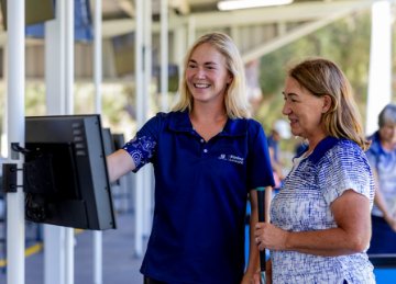 Employee at Hamersley Golf course